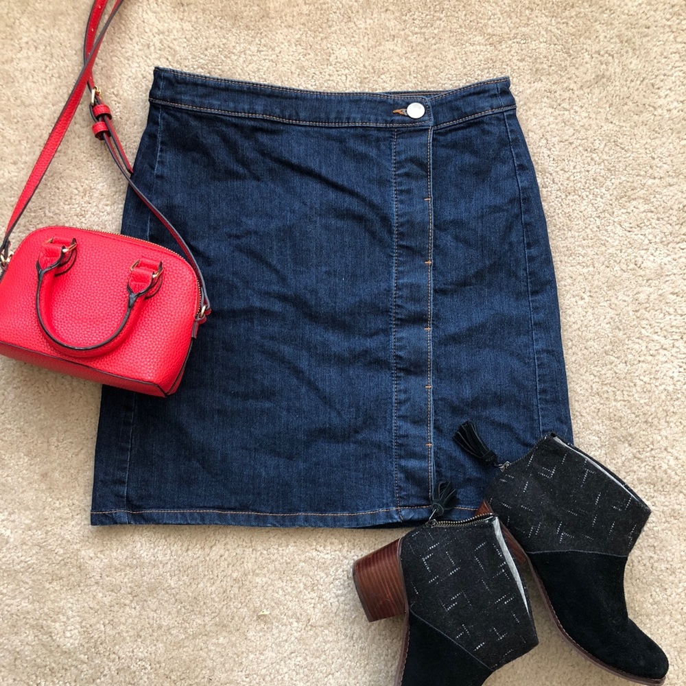 LOFT Denim Skirt